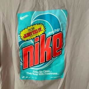 Nike ultra drip graphic tee large pink swoosh